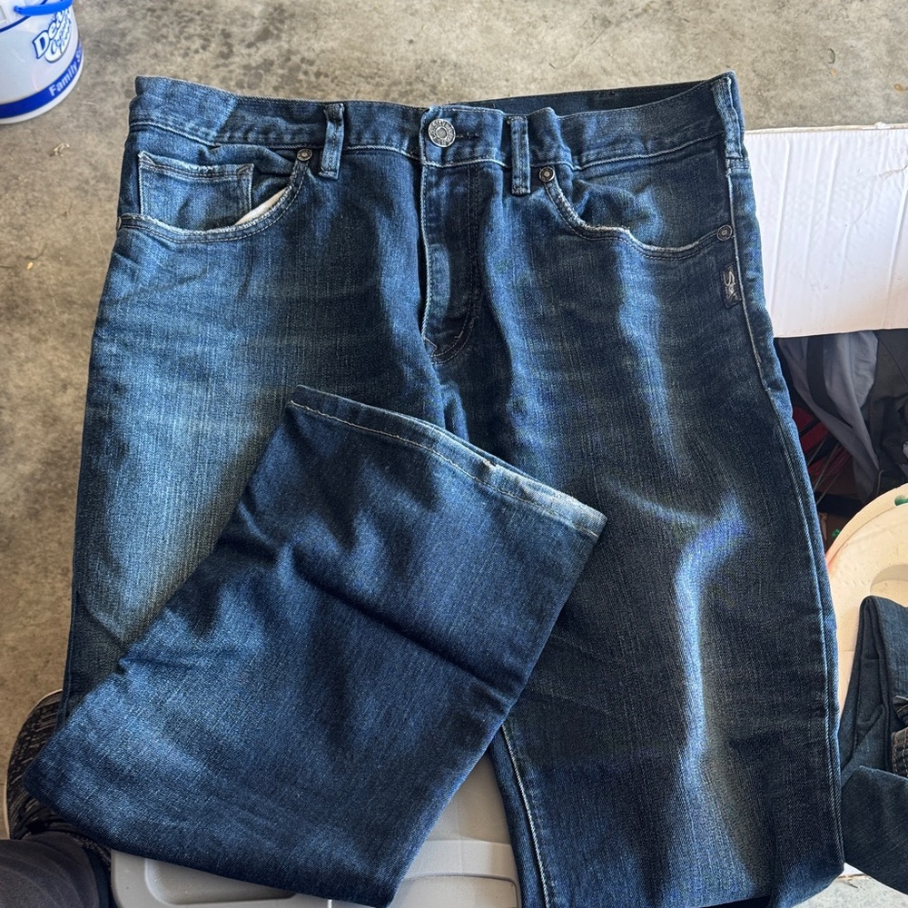 Silver Jeans Men's Dark Blue Relaxed Fit Denim